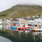 Finnmark – fiord Porsanger i miasteczko Honningsvag
